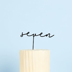 Verjaardagstaarttopper op maat