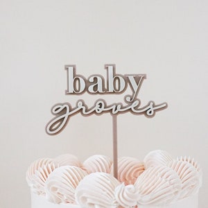 Baby Shower Cake Topper Custom