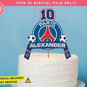  7.5 Paris Saint-Germain Cake Topper – Round Edible Birthday  Cake Decorations, Happy Birthday Cake : Grocery & Gourmet Food