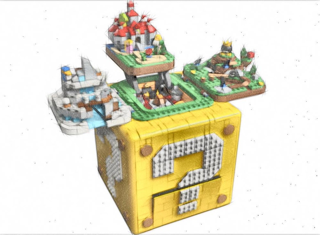 New Ideas Super Mario Question Mark Block Building Blocks Set - Etsy