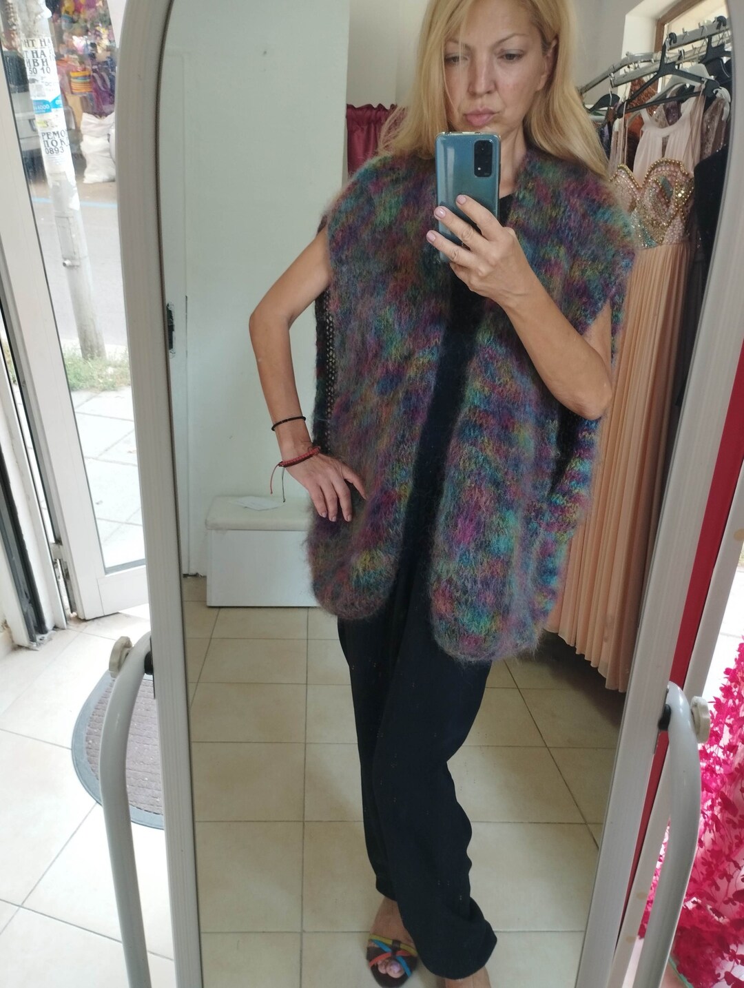 Mohair Knit Vest