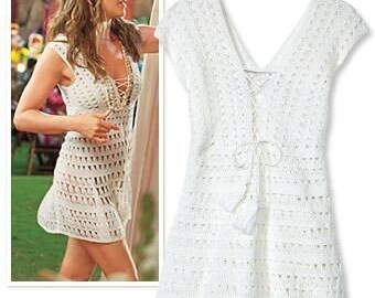 Jennifer aniston crochet dress top in just go with it