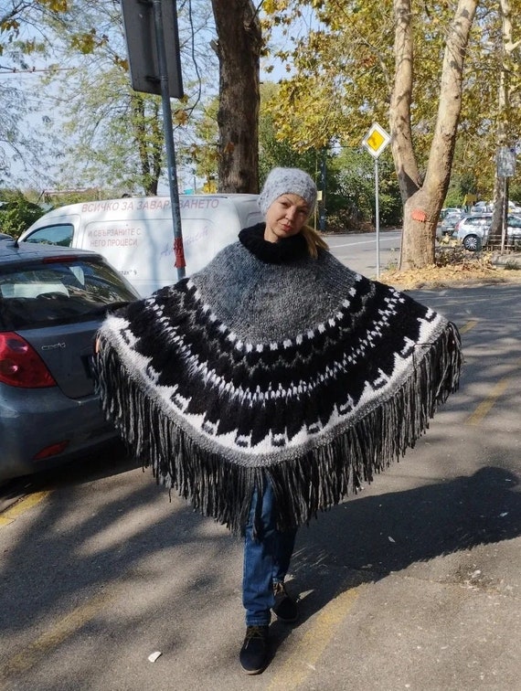 Poncho sweater hotsell