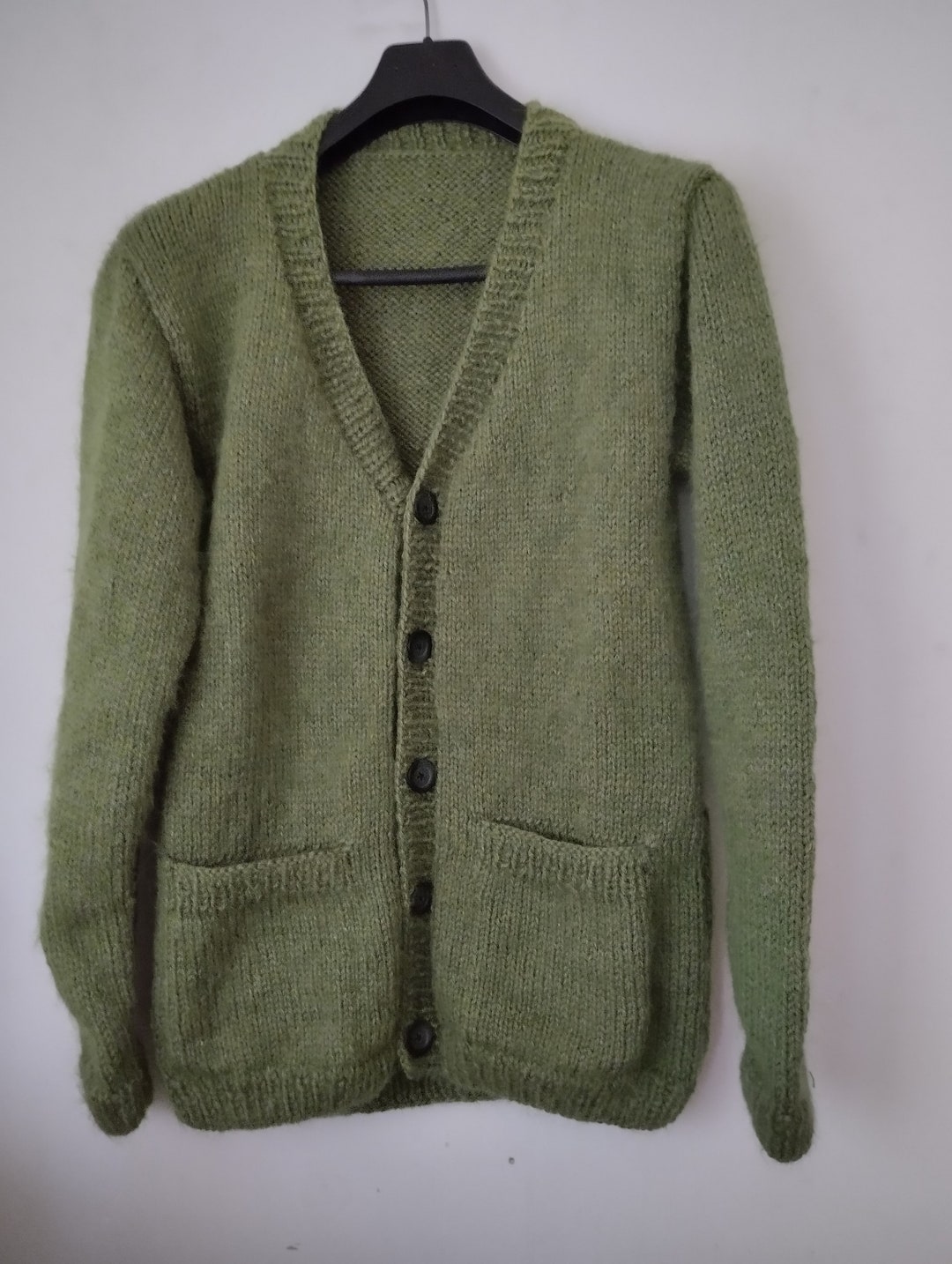 Kurt Cobain's Cardigan Iconic Khaki Mohair Cardigan MTV - Etsy