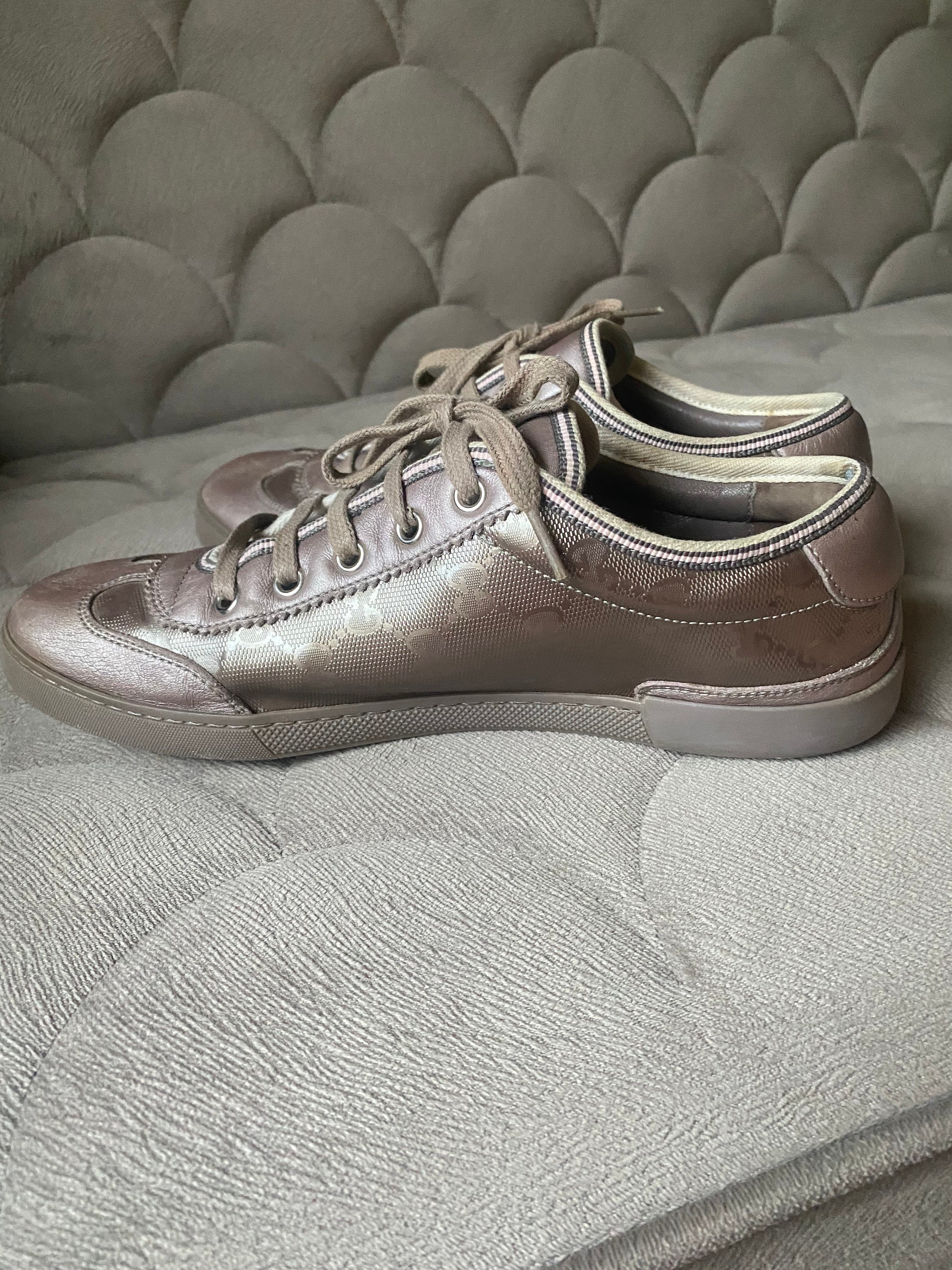 Montant lv trainer leather high trainers Louis Vuitton Grey size