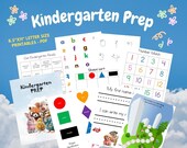 PreK/Kindergarten PREP activities, PreK binder, Letters, Numbers, Shapes, Colors, Matching, Animal Fun, Sorting, Homeschool, Learning Binder