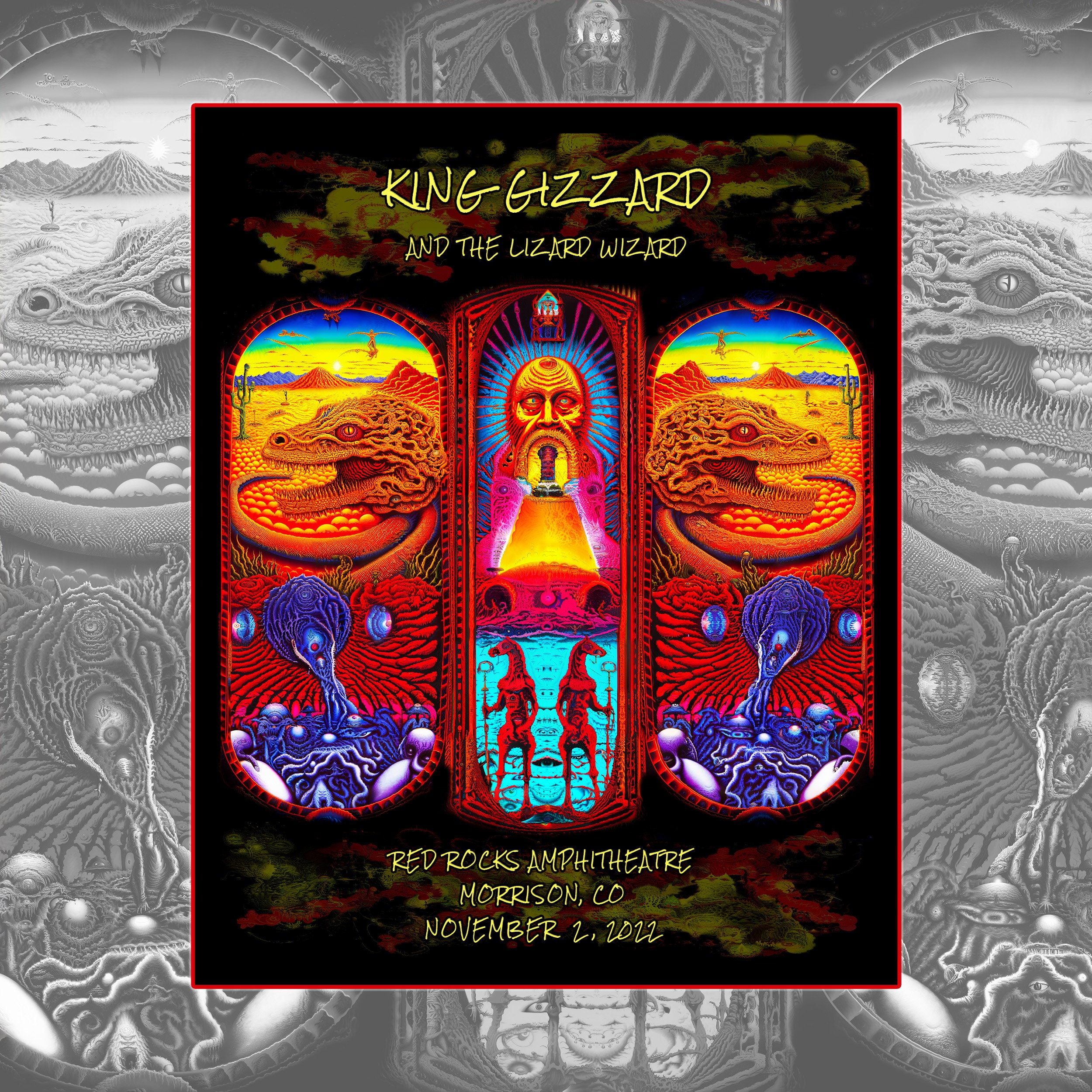 King Gizzard and the Lizard Wizard - Red Rocks November 2, 2022
