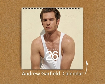 Andrew Garfield Calendar 2026: Celebrity Wall Calendar, Fan Gift