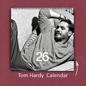 Tom Hardy 2026 Wall Calendar Etsy Il Ntbo