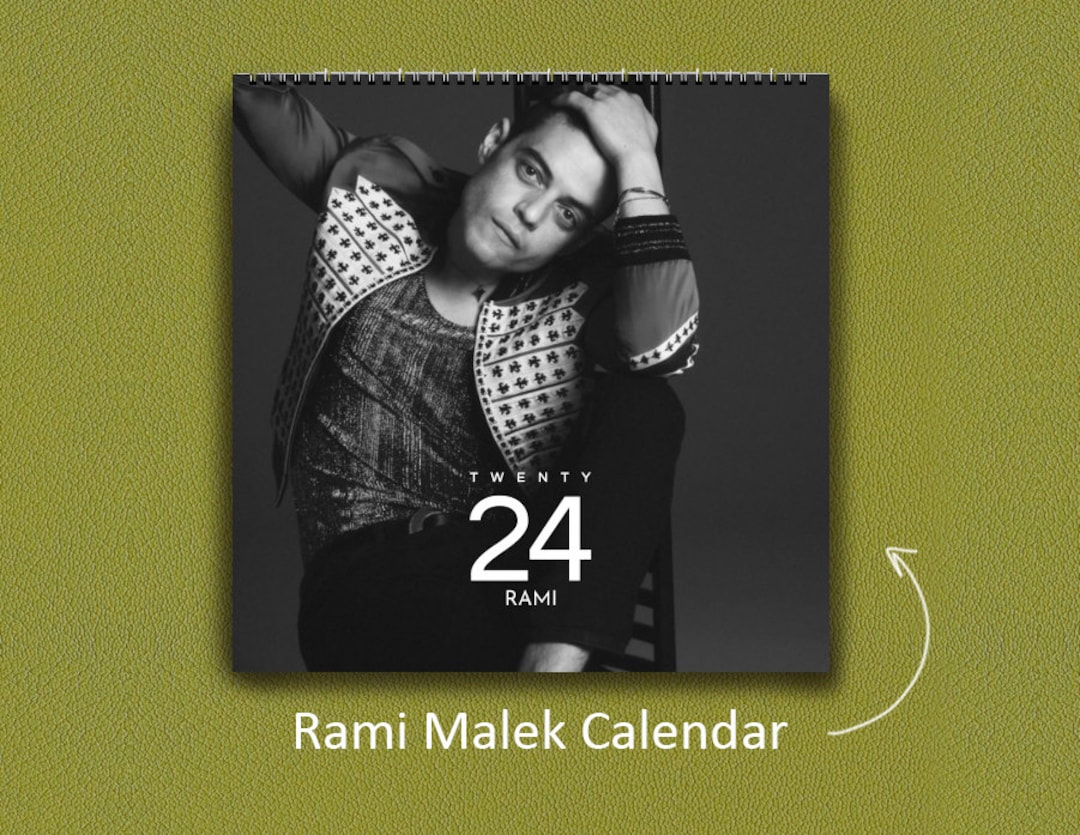 Rami Malek Calendar 2024 Rami Malek 2024 Celebrity Wall Calendar, Wall