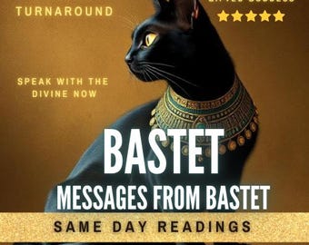 Mensajes divinos de la diosa egipcia BASTET, lectura breve y rápida, mensaje de una oración de Bastet