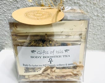Body Booster Tea Sampler: Ancient Egyptian Wellness Blend, Immunitea Booster