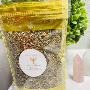 Tea | CROWN CHAKRA Royaltea | Tea bag | Ancient Egyptian | Free your mind | Soothing | Aches | Herbal Tea pouch | Tension ease | Congestion