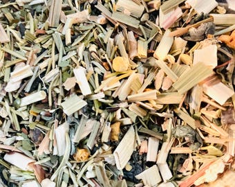 Té de hierbas Solar Plexus Creativitea: Yerba mate, hierba limón, jengibre.