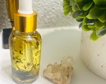 Aceite de intención Conexión con el Arcángel: Jazmín, Rosa Mosqueta, Manzanilla - Aromaterapia relajante