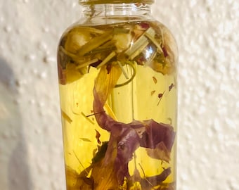 Aceite de intención de loto azul egipcio: Clarividencia, protección espiritual, meditaciones espirituales, trabajo en el altar.