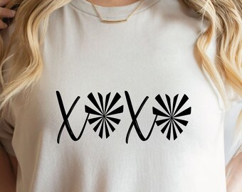 XOXO Valentines SVG, Love Heart Sign, Shirt Design (Digital Download)