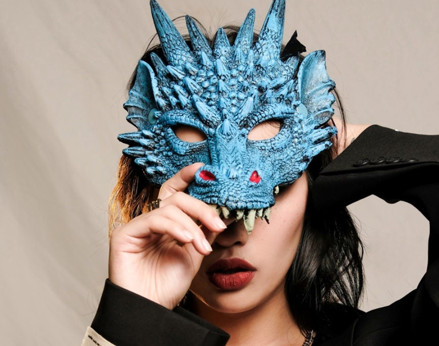Dragon Masquerade Mask, Women Mask, Ball Party Mask, Halloween Party
