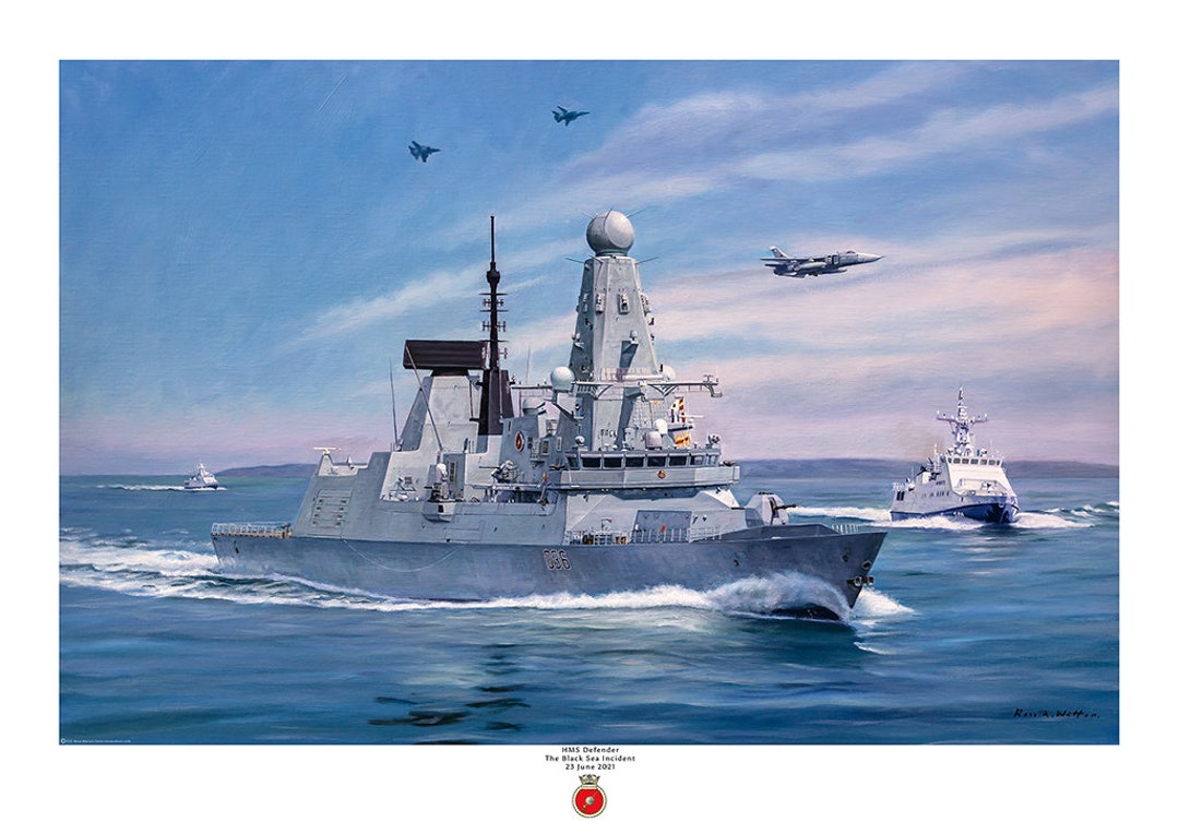 HMS Defender Etsy