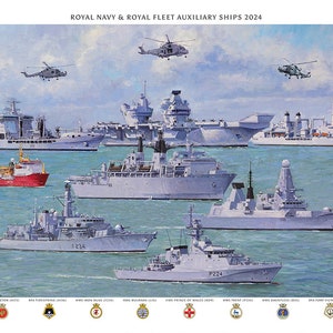 Royal Navy and Royal Fleet Auxiliary Ships 2024