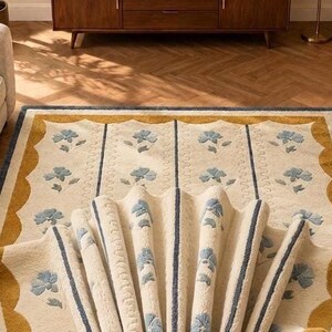 8x10 bedroom rug, 9x12 floral rug, 5x7 accent rug, 6x8 wool carpet, 7x9 living rug, 8x9 floor rug, 8x10 handmade rug, 9x11 tufted rug, 9x13 large carpet, 10x12 room rug, 10x14 oversize rug, 10x16 wool rug, 10x18 area rug, 8x12 bespoke rug, 9x14 custom carpet, 4x6 entryway rug, 3x5 small carpet, 8x8 round rug, 10x10 floor carpet, 5x10 hall runner, 2x6 kitchen runner, hand tufted area rug, large living room rug, modern scalloped rug, custom dimensions rug, master bedroom carpet,