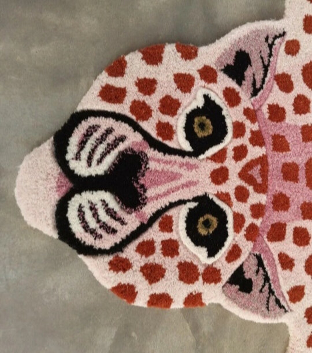 Cheetah is Back Hand Tafted Modern Rugs Carpet Woolen Rugs Home Leving ...