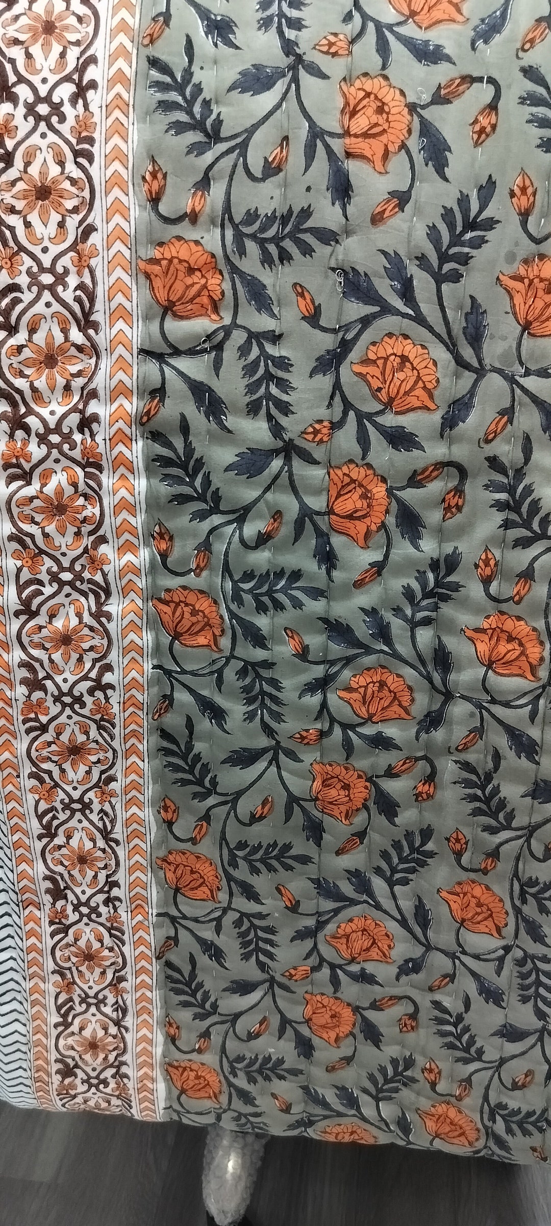 Export Quality Indian Kantha Quilt Famous Jaipuri Razai With Etsy