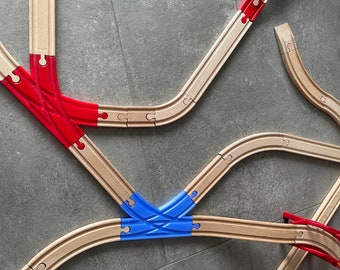 Weiche Holzeisenbahn Brio Haba Playtive Ikea