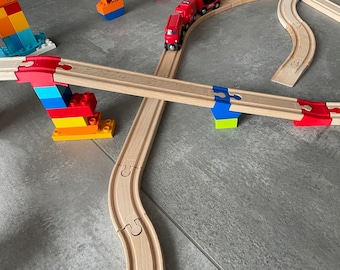 Bridge adapter wooden railway (Brio, Ikea...) Set offers