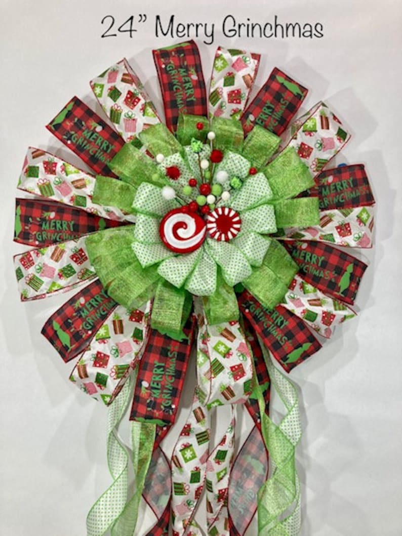 Grinch Tree Toppers image 3