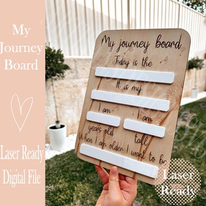 My Journey Board | Digital File | SVG | Laser Cut File | Glowforge | Engrave files | DXF