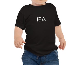 IronEdge Black Baby Jersey Short Sleeve Tee 0-24 Months
