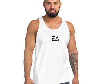 Ironedge Male White Tank Top