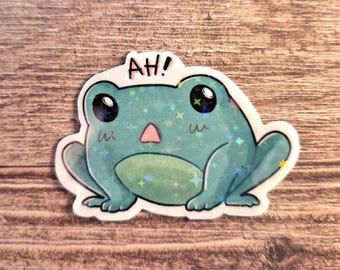 Anxiety Frog Sticker
