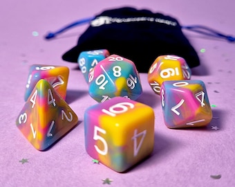 Signature Pride Dice - Pansexual / Pan