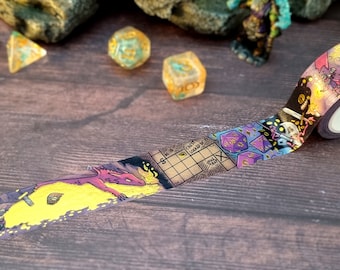 Dungeon Adventure Gold Foil Washi