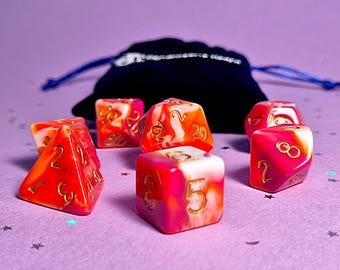Signature Pride Dice - Lesbian / Sapphic