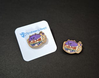 Cup of Gay Wooden Pin