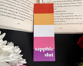 Lesbian Pride - Sapphic Sl*t bookmark