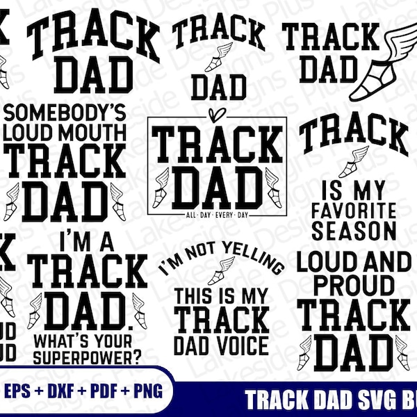 Track Dad SVG, Track Dad Shirt Png, Track Dad Cricut, Track Dad Svg 15 Pack, Track Dad Svg Png For Cricut Sublimation