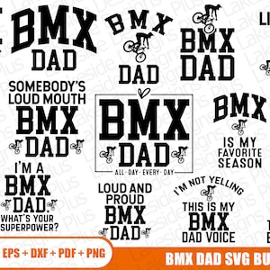 BMX papa SVG, chemise BMX papa, Bmx papa Cricut, Bmx papa Svg paquet de 15, Bmx papa Svg Png pour sublimation Cricut