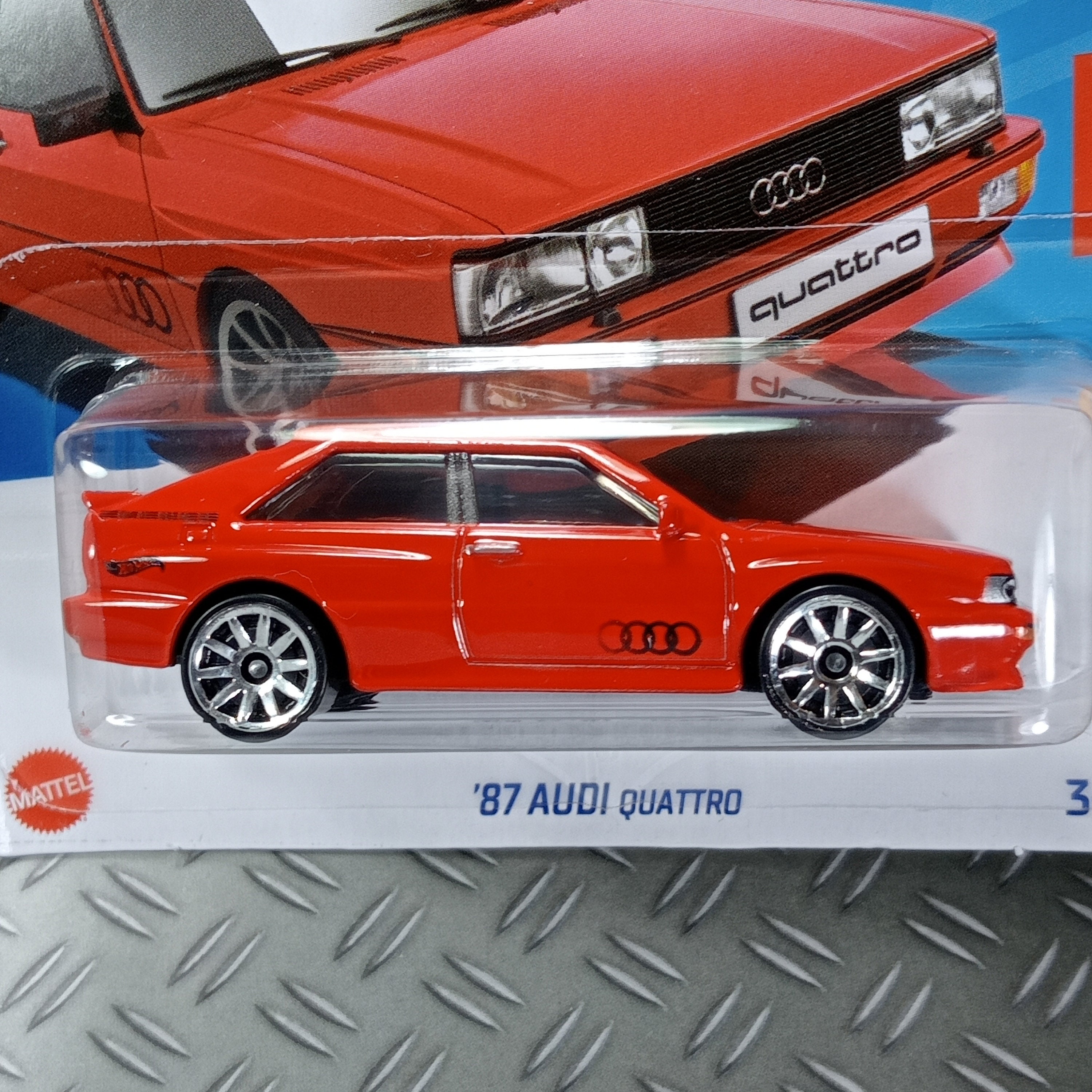 Hot Wheels 2025 Super Treasure Hunt STH # '87 Audi Quattro