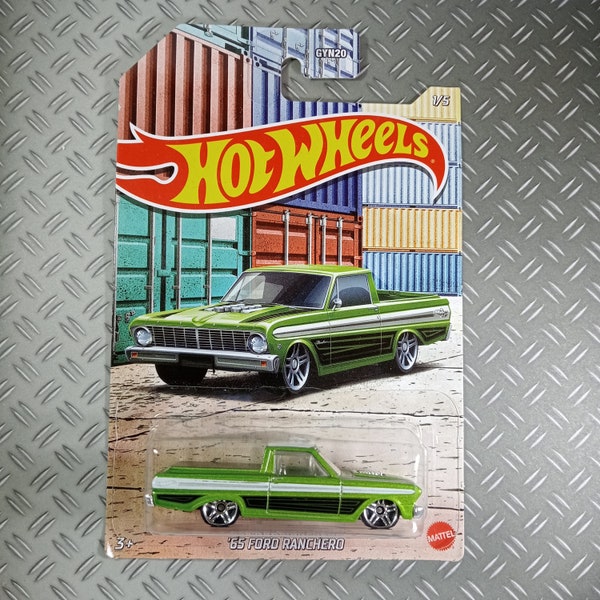 Hot wheels 65 Ford ranchero rare collectible miniature model 1/64 scale car gift idea with free shipping