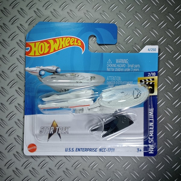 Hot Wheels U.S.S. Enterprise rare collectible miniature model 1 64 scale car gift idea with free shipping