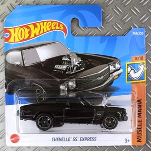 Hot Wheels Chevelle SS Express zeldzaam verzamelbaar miniatuurmodel cadeau-idee met gratis verzending