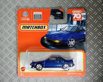 Matchbox 1984 Toyota MR2 raro modello da collezione in miniatura scala 1:64 idea regalo con spedizione  gratuita