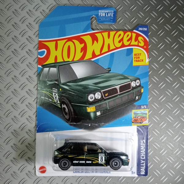 Hot wheels Lancia Delta Integrale rare collectible miniature model 1 64 scale car gift idea with free shipping