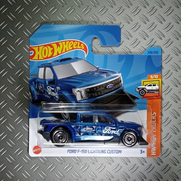 Hot wheels Ford F-150 lightning custom rare collectible miniature model 1.64 scale gift idea with free shipping