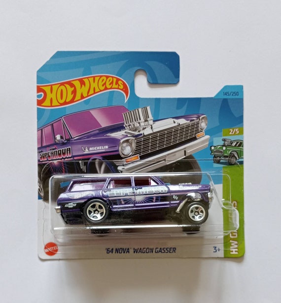 Carrinho Hot Wheels '64 Nova Wagon Gasser (X7QRX) - Mattel