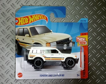 Hot wheels Toyota Land cruiser 80' rare collectible miniature model 1.64 scale gift idea with free shipping